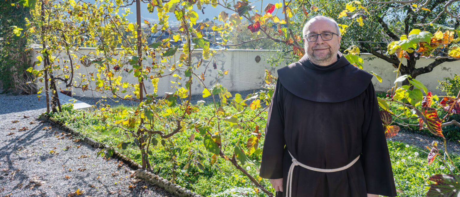 Bruder Paul Zahner im Kloster Näfels GL. | Sabine Zgraggen