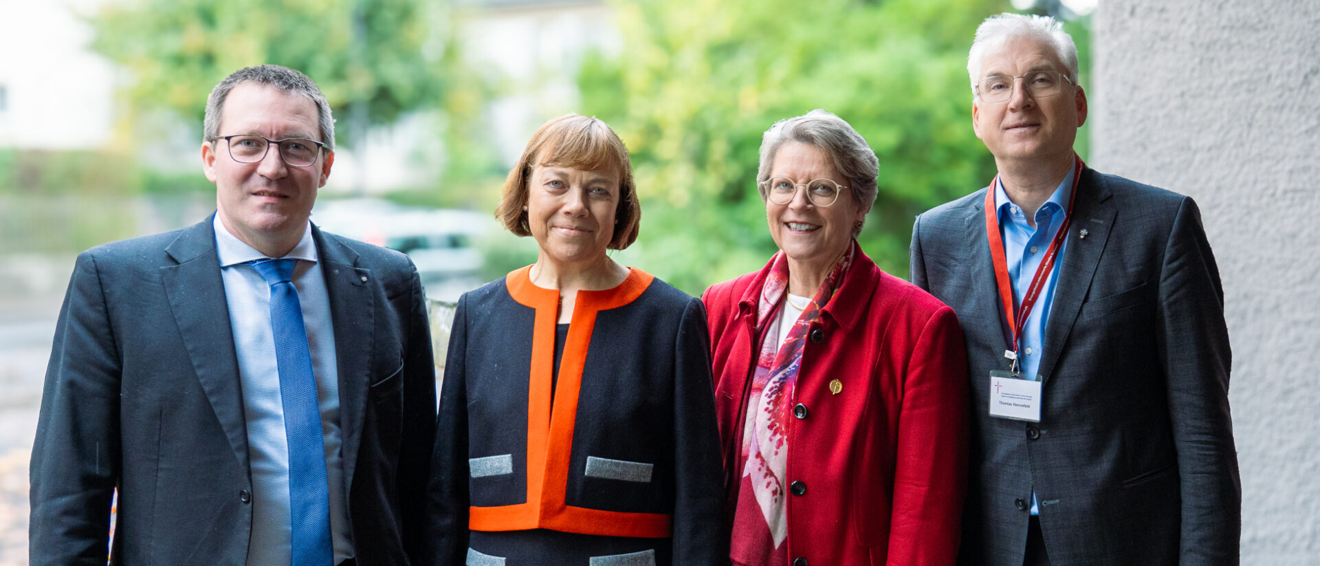 Mario Fischer, Annette Kurschus, Rita Famos, Thomas Hennefeld (v.l.)