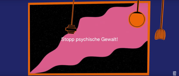 Szene aus dem Video der Kampagne "16 Tage gegen Gewalt an Frauen" 2023. | Youtube
