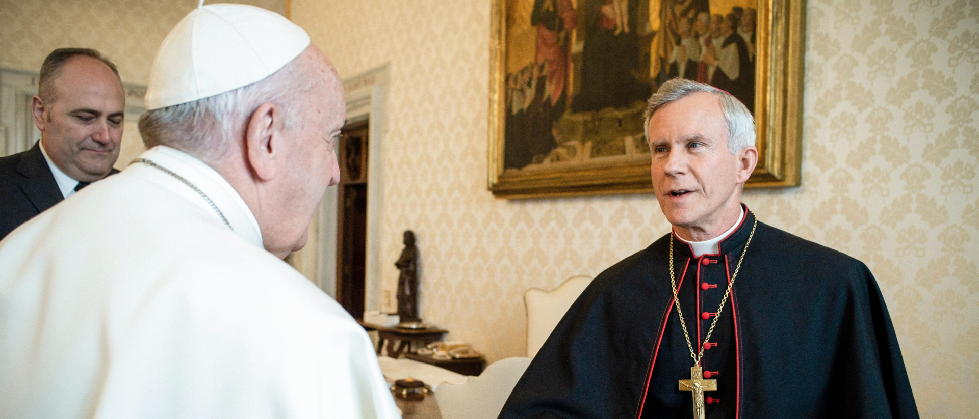 Frieden vorbei: Papst Franziskus entlässt nun Joseph E. Strickland, Bischof von Tyler. Hier Treffen vom am 21. Januar 2020 im Vatikan.