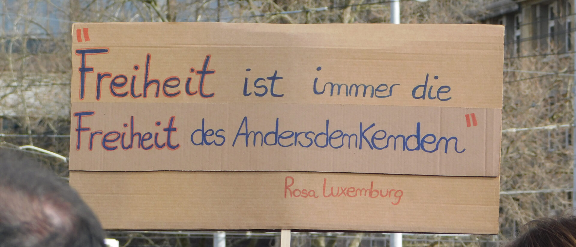 Rosa Luxemburgs berühmter Satz als Kritik an der russischen Revolution.