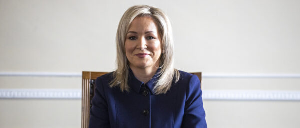 Michelle O'Neill ist die erste Katholikin an der nordirischen Regierungsspitze. | Keystone / Liam McBurney