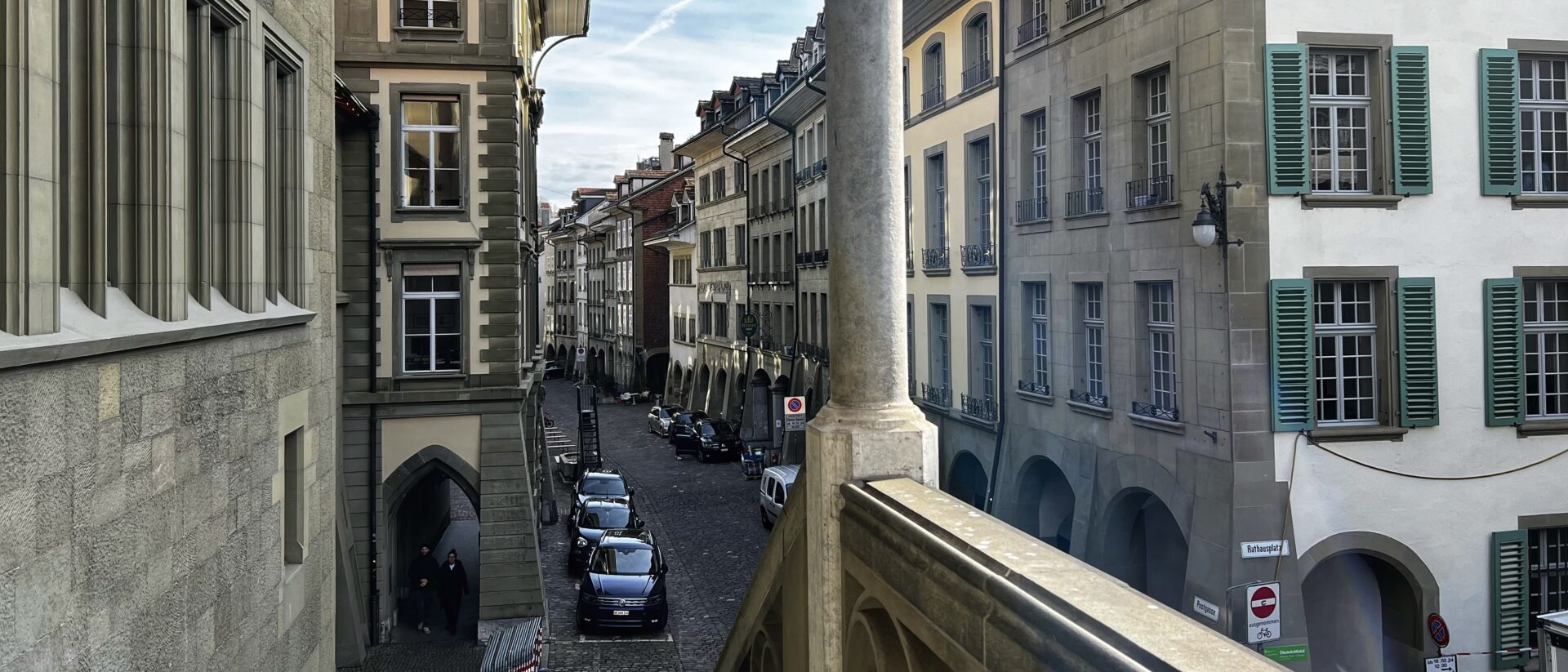 Blick vom Berner Rathaus in die Rathausgasse