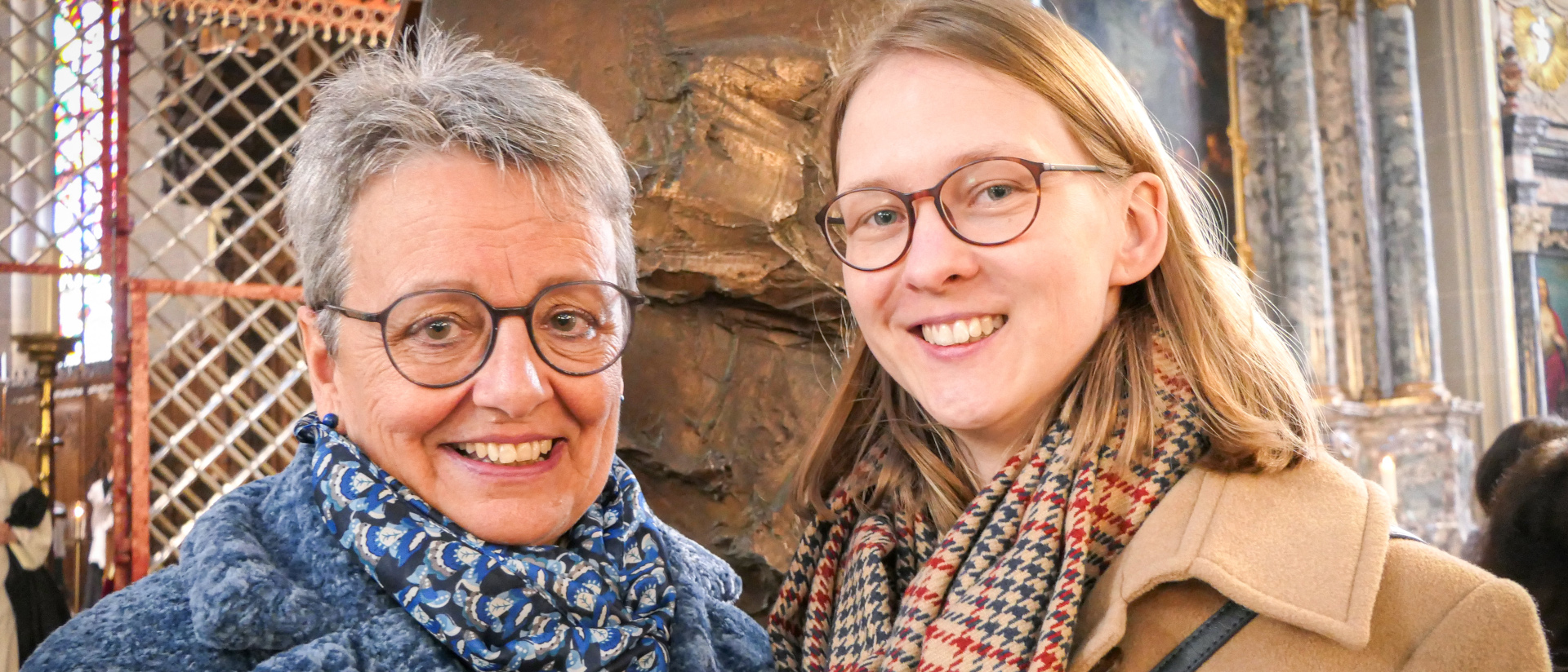Marianne Pohl-Henzen und Isabella Senghor