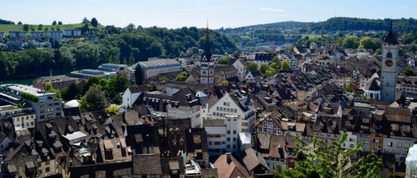 Blick über Schaffhausen. | Regula Pfeifer