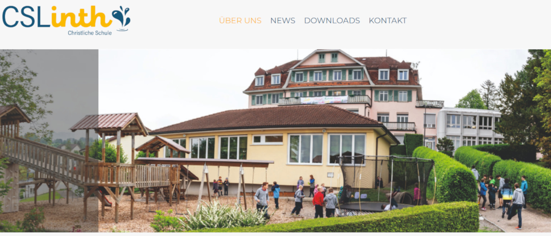 Heute Christliche Schule Linth, früher evangelikale Privatschule "Domino Servite"