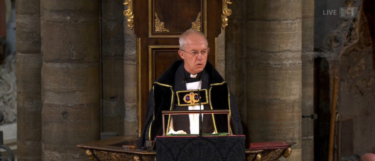 Justin Welby, Erzbischof von Canterbury und anglikanischer Primas. |