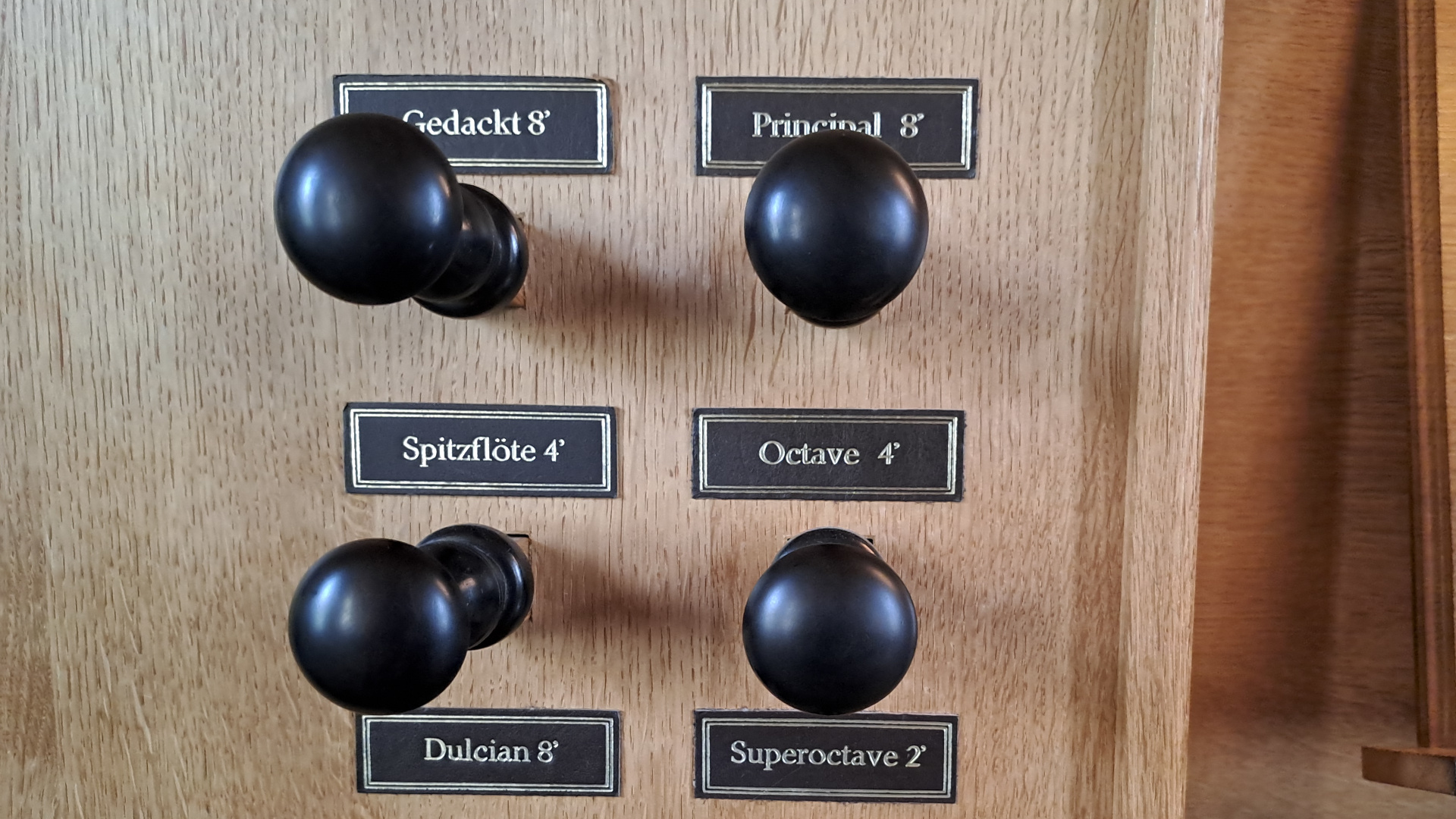 Register an Orgel