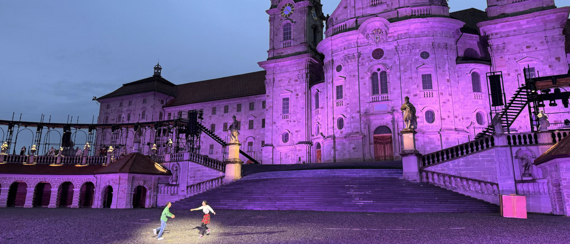 Welttheater in Einsiedeln auf dem Klosterplatz