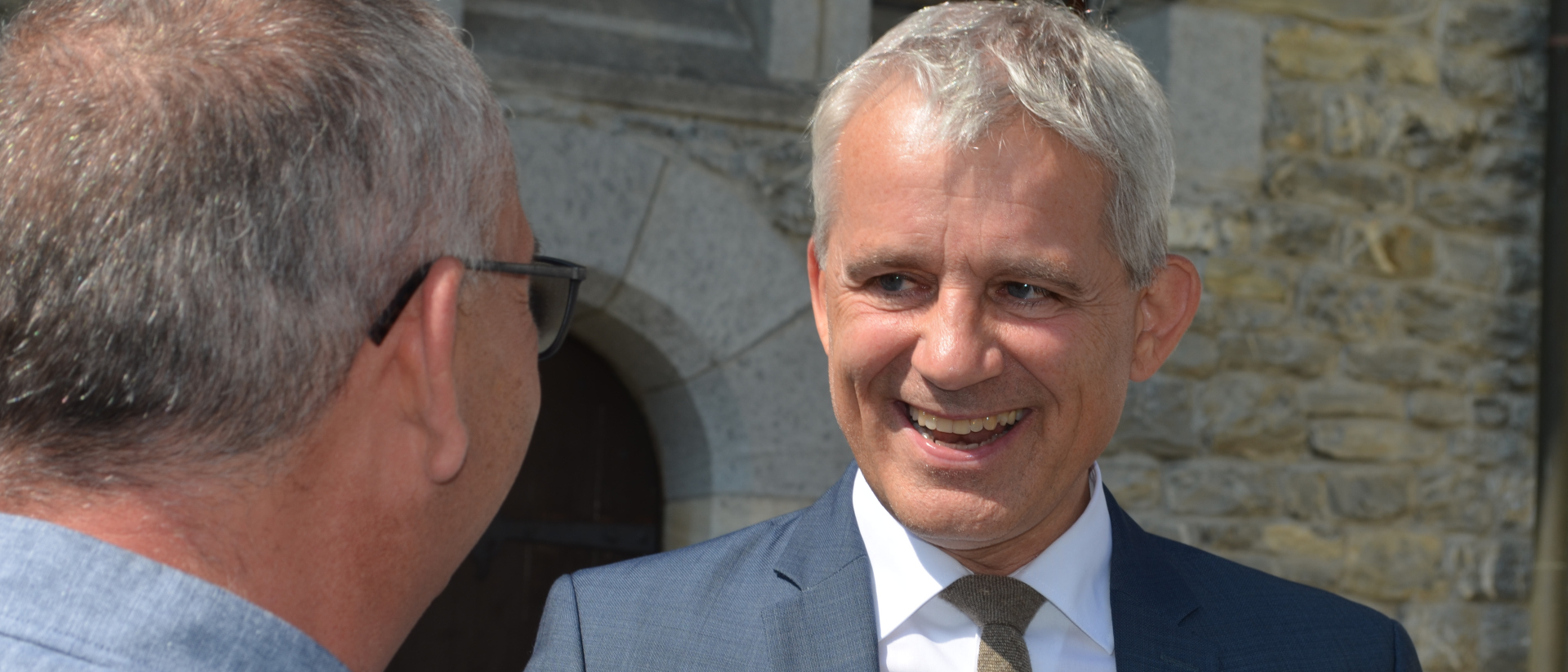 Bundesrat Jans im Gespräch in Seewis-Pardisla GR