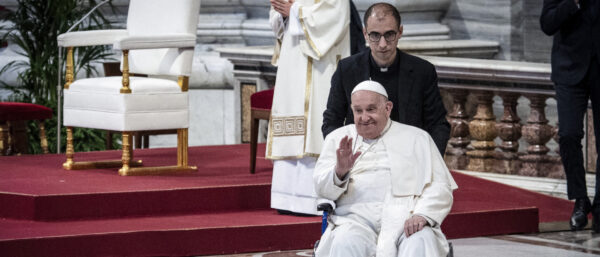 Papst Franziskus bei der Messe zum Weltjugendtag am 24. November 2024 im Petersdom im Vatikan. | KNA