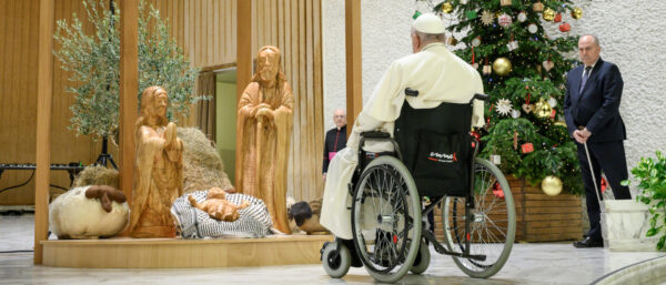 Jesuskind auf Palästinensertuch | KNA