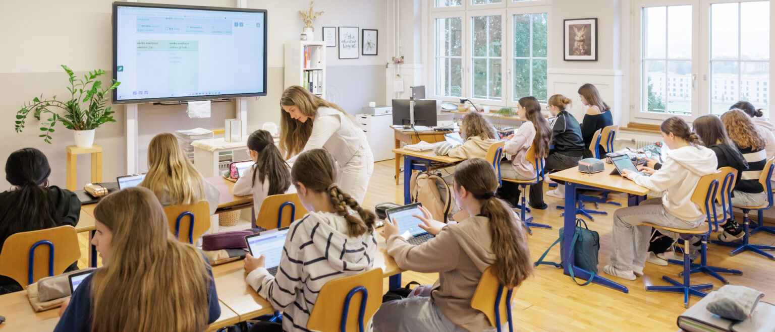 An der Schule St. Katharina werden nur Mädchen unterrichtet. | zVg