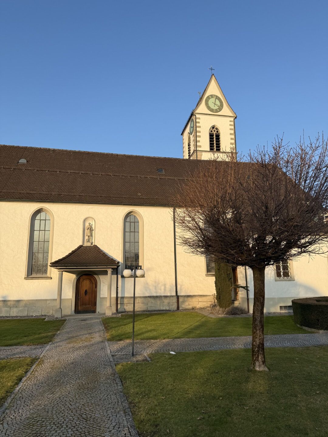 Katholische Kirche in Wangen SZ.