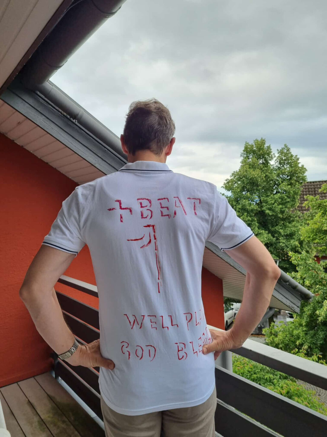 ...und von hinten