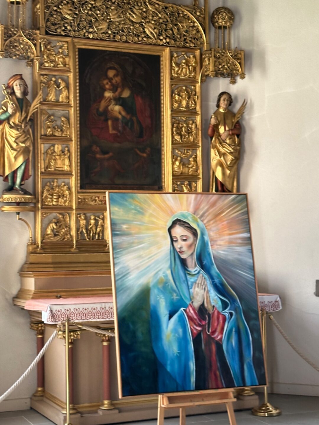 «The light of love» - ausgestellt in Zug