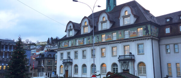 Im Regierungsgebäude in Herisau tagt auch der Kantonsrat von Appenzell Ausserrhoden. | Raphael Rauch