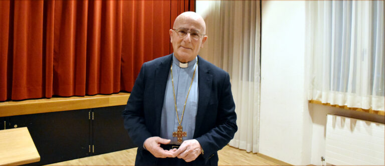 Bischof Joseph Maria Bonnemain, Januar 2026 in Tann (Dürnten). | Barbara Ludwig