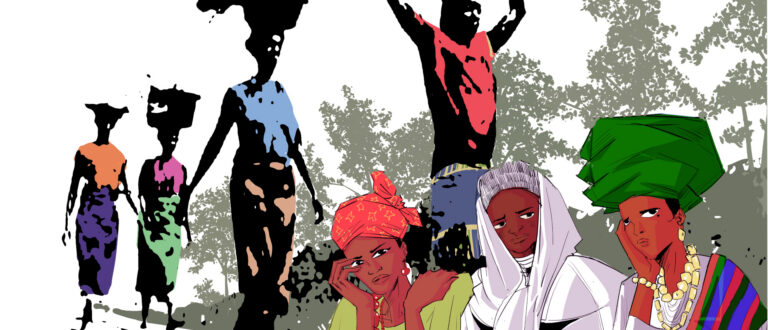 Ausschnitt aus dem WGT-Titelbild der nigerianischen Künstlerin Gift Amarachi Ottah. | WGT