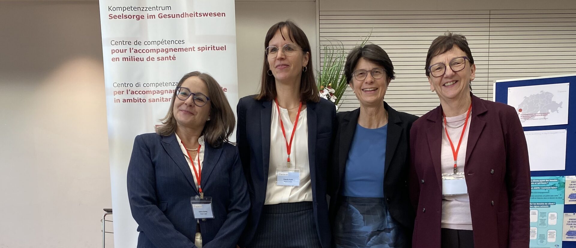 Sabine Stalder (RKZ), Claudia Kohli (KSIG), Ursula Zybach (NR SP), Catherine Berger (EKS)