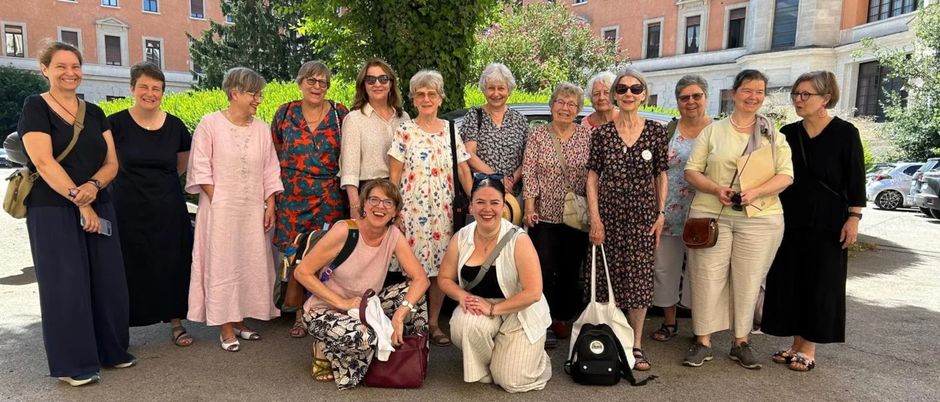 Engagierte Frauengruppe von "Kirche mit den Frauen" im Vatikan