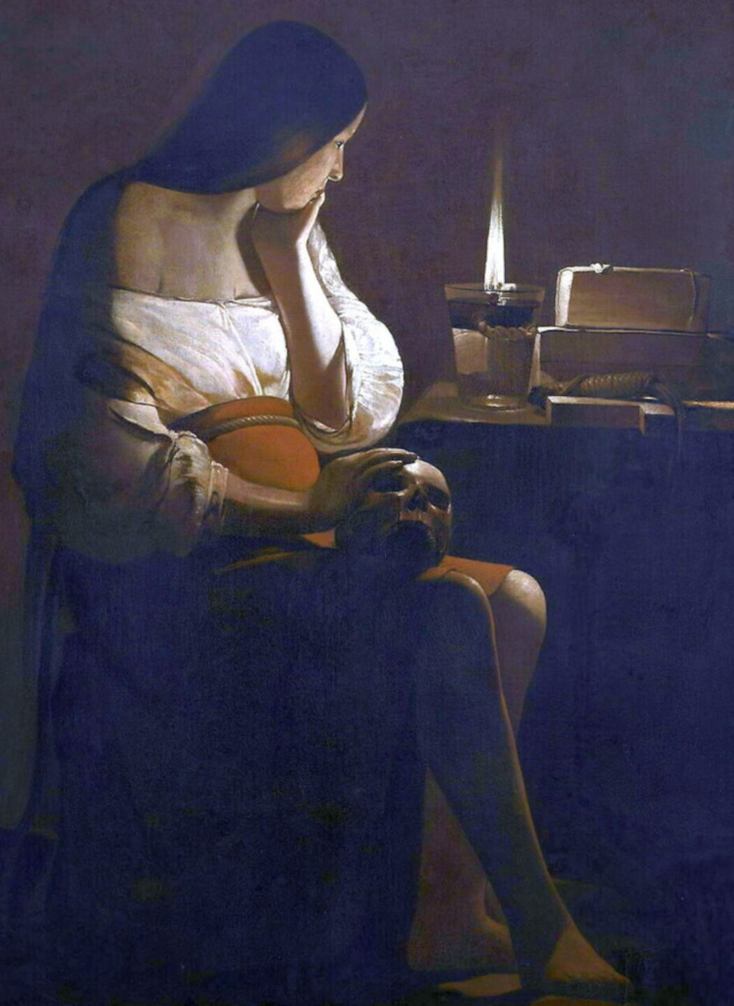 "Büssende Maria" von George de la Tour (1640/42)