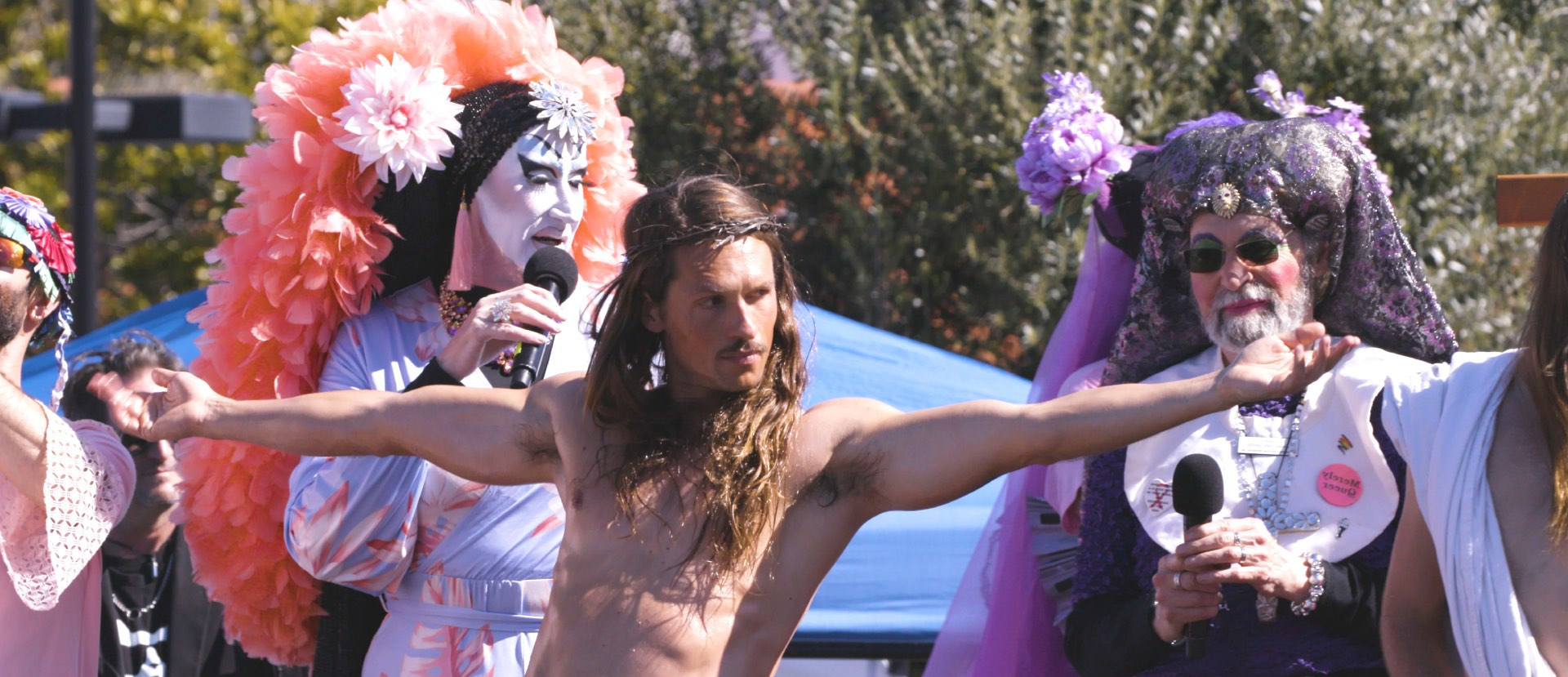 Civitas Schweiz hat die Vorführung des Dokumentarfilms "Hunky Jesus" verhindern wollen. | queer film festival
