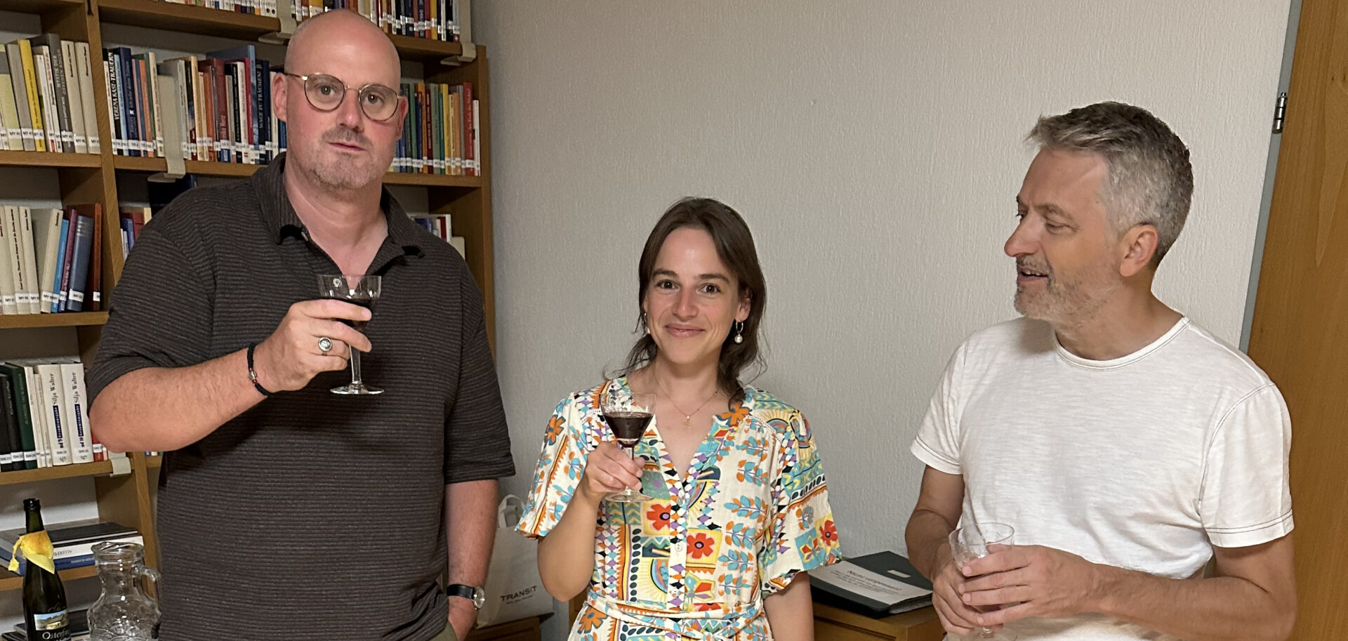 Zentrum für christliche Spiritualität: Gian Rudin, Eveline Kleinburger, Lukas Bucher (v.l.n.r.)