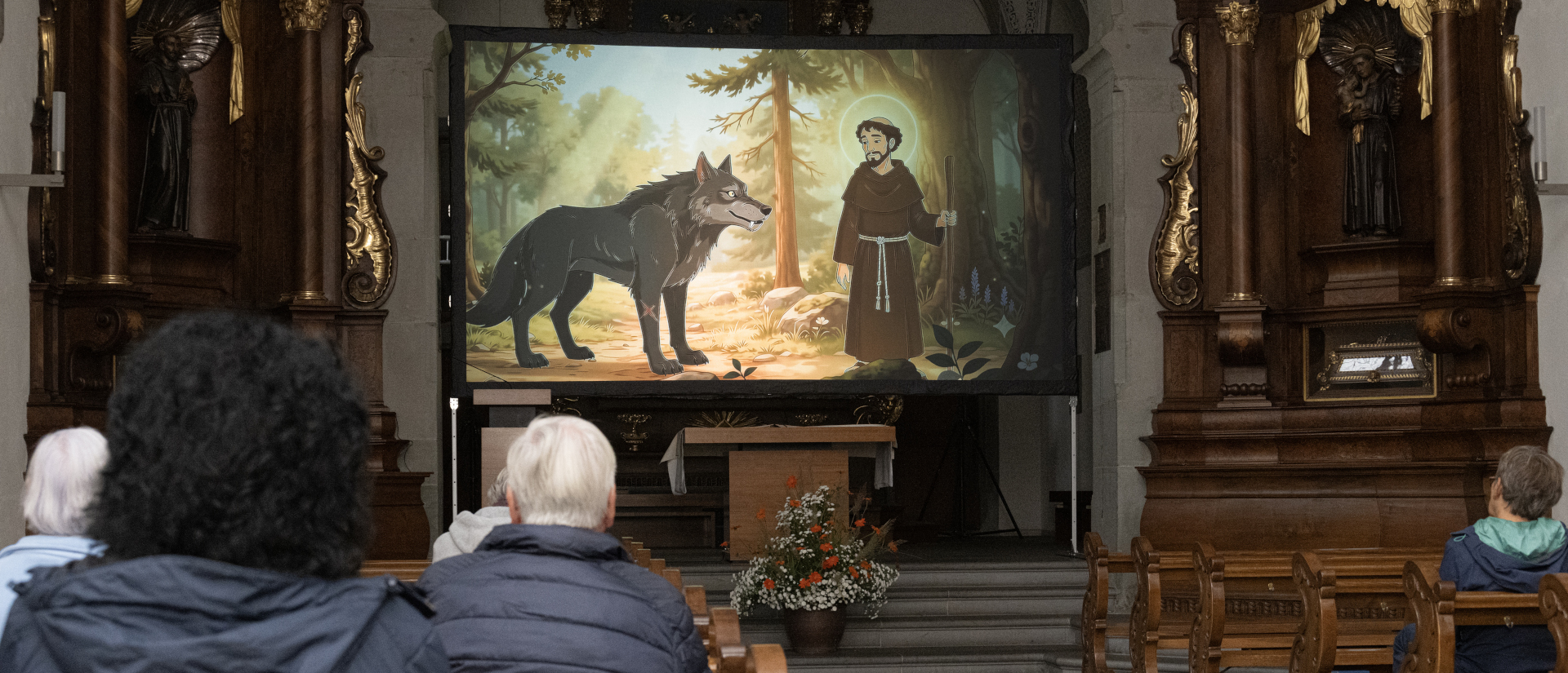 Die Geschichte von Franziskus in der Kapuzinerkirche in Luzern
