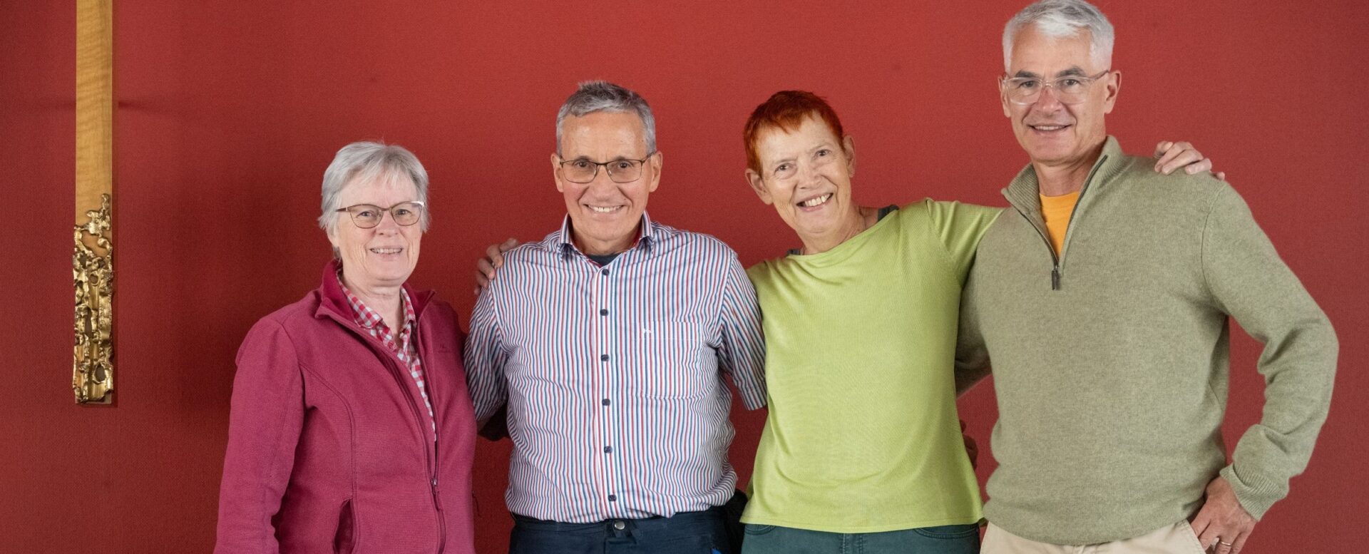 Sr.Marie-Brigitte, Raffaello Müller, Esther Menge und Didier Raynaud bilden das Leitungsteam der GCL Schweiz.